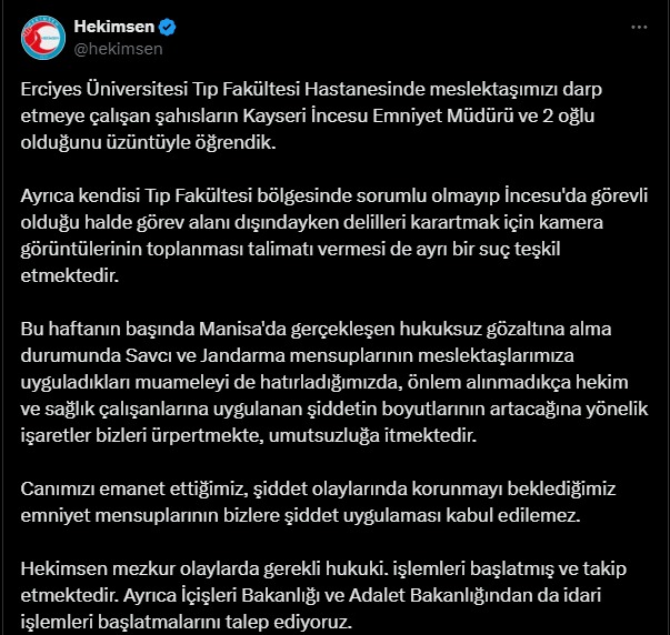 Görevi başındaki doktora darp girişimi